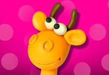 Play Doh Giraffe -KiduKidu.com