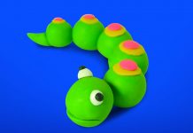 Play dough Caterpillar