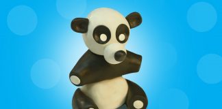 Play dough Panda