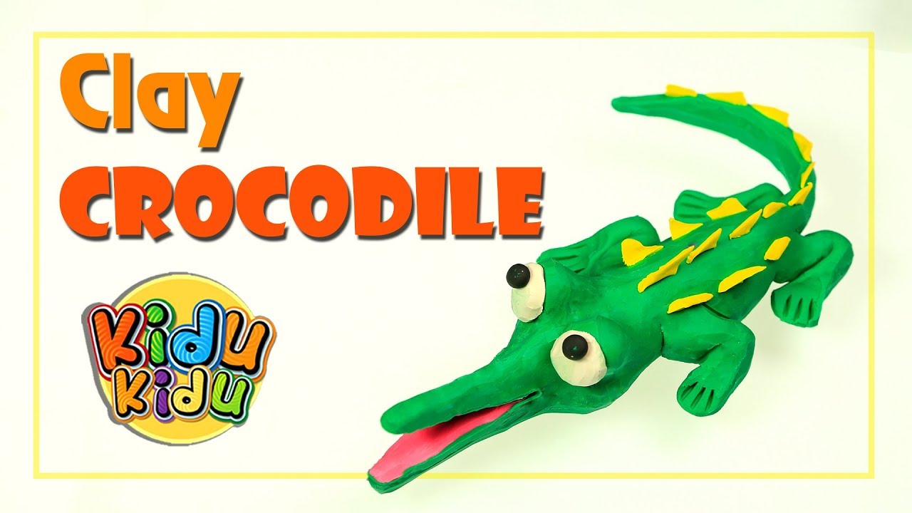 Clay Crocodile DIY Play doh Activity Kidu Kidu