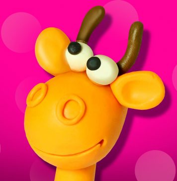 Play Doh Giraffe -KiduKidu.com