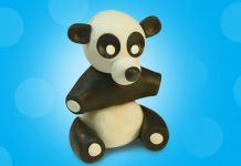 Play dough Panda
