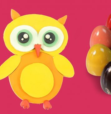 Surprise Eggs Learn Alphabets | O for Owl | Learn English Words for Children