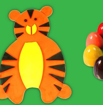 Surprise Eggs Learn Alphabets | T for Tiger | Learn English Words for Children
